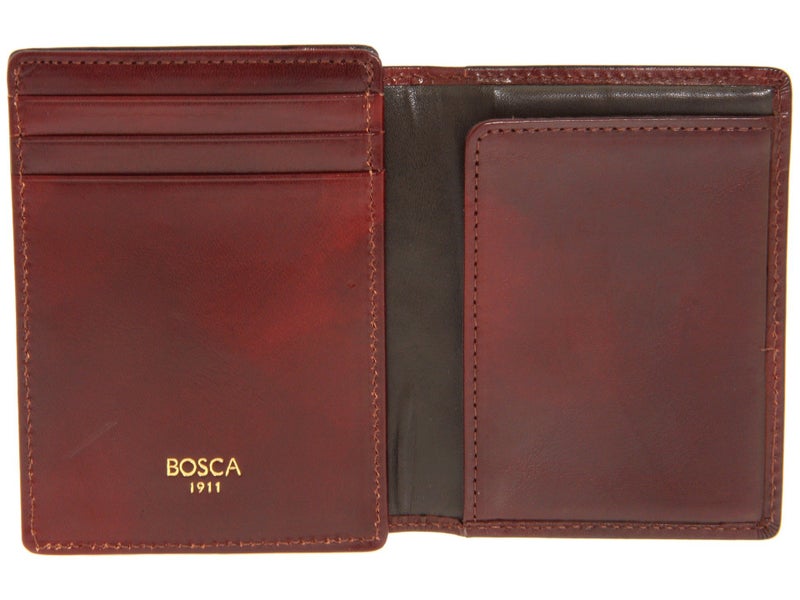 Bosca Old Leather Collection - Front Pocket Wallet Cognac Leather One Size - Image 3